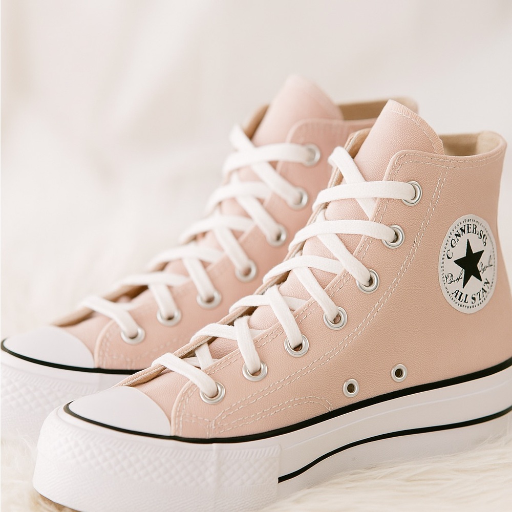 Converse Chuck Taylor All Star Pink High Top Platform Shoes